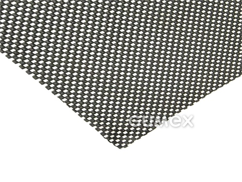 Antirutsch-Schutzunterlage GRIPSAFE, 4mm, 600x1200mm, PVC-Schaumstoff, -10°C/+120°C, schwarz, 
